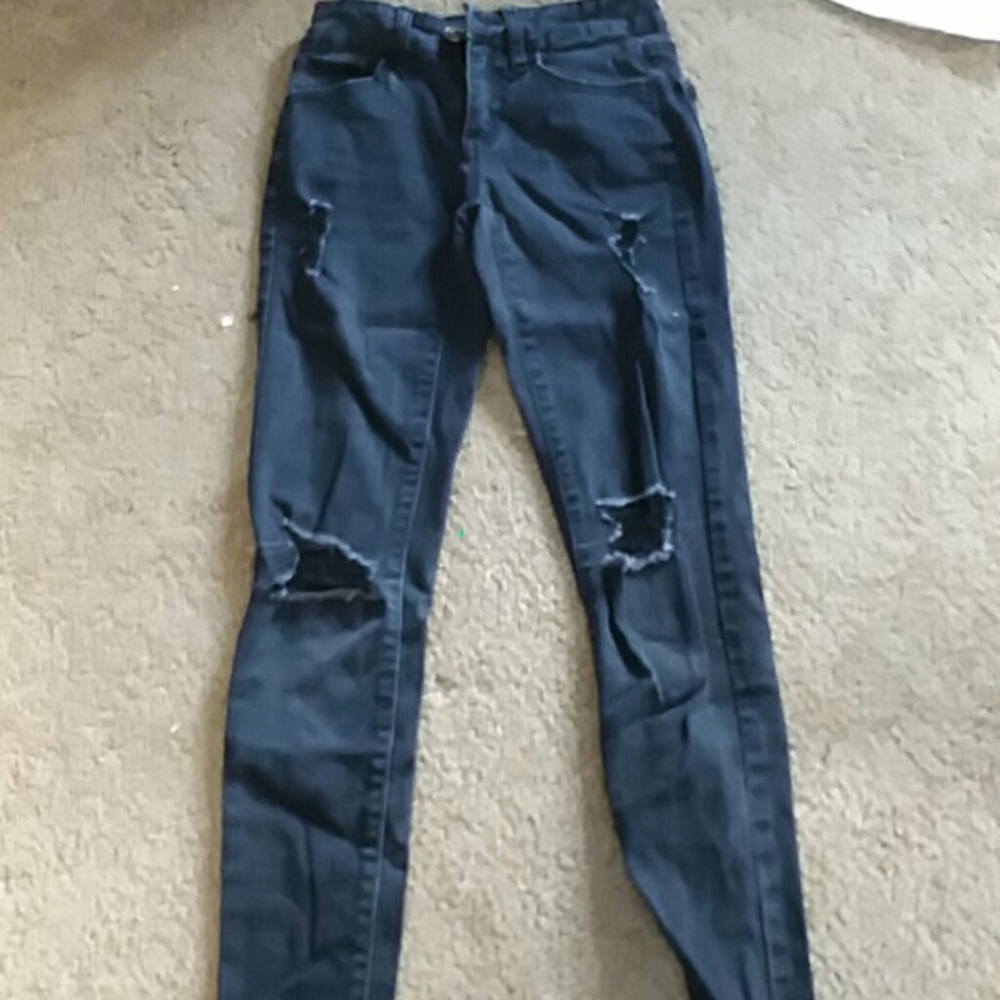 Black Ripped Jeans